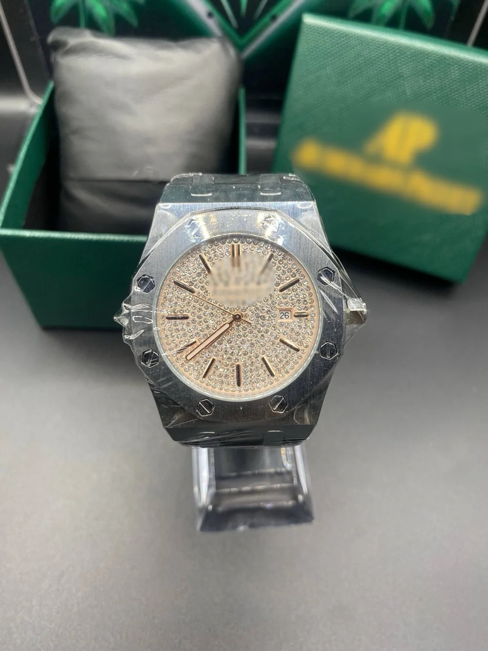 Royal Oak Rose Gold Bussdown Silver Case *Box Included*